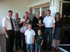 Wolfersdorf Spenden�bergabe in Oberhaindlfing