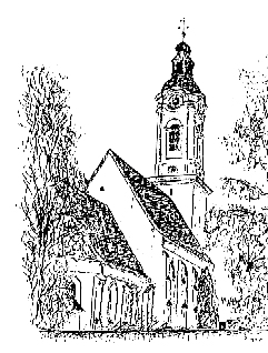 Zeichnung Kirche