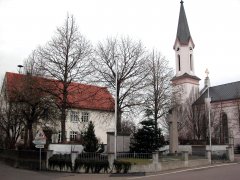 Wolfersdorf Dorfmitte Winter