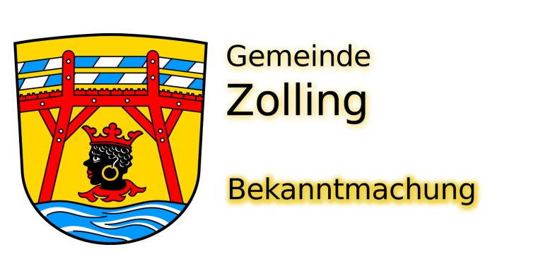 Teaser-Logo Zolling - Bekanntmachung