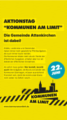 Aktionstag "Kommunen am Limit" - Die Gemeinde Attenkirchen ist dabei!